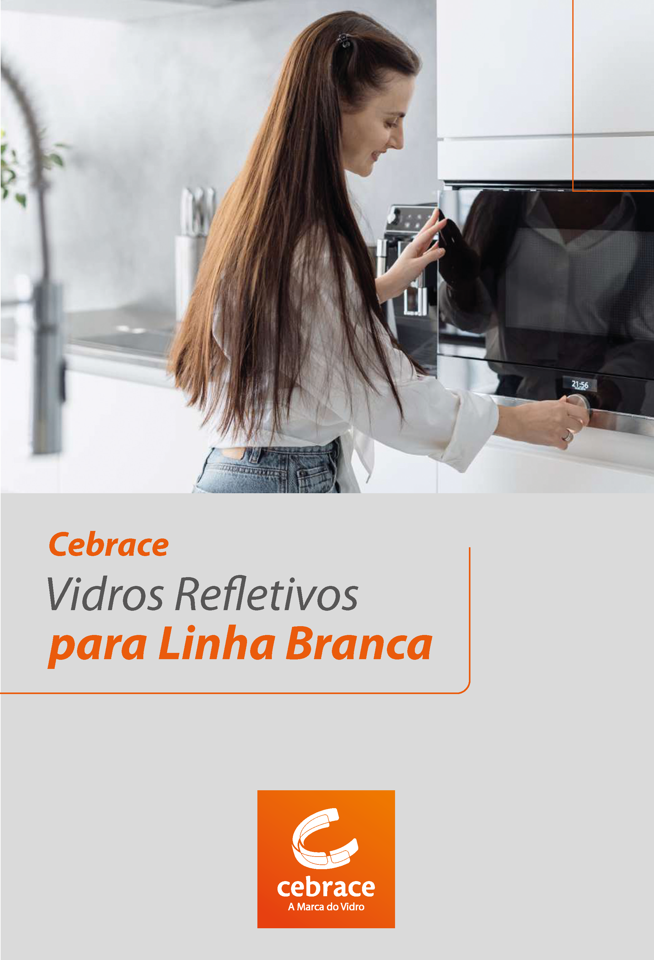 imagem: Folder Linha Branca